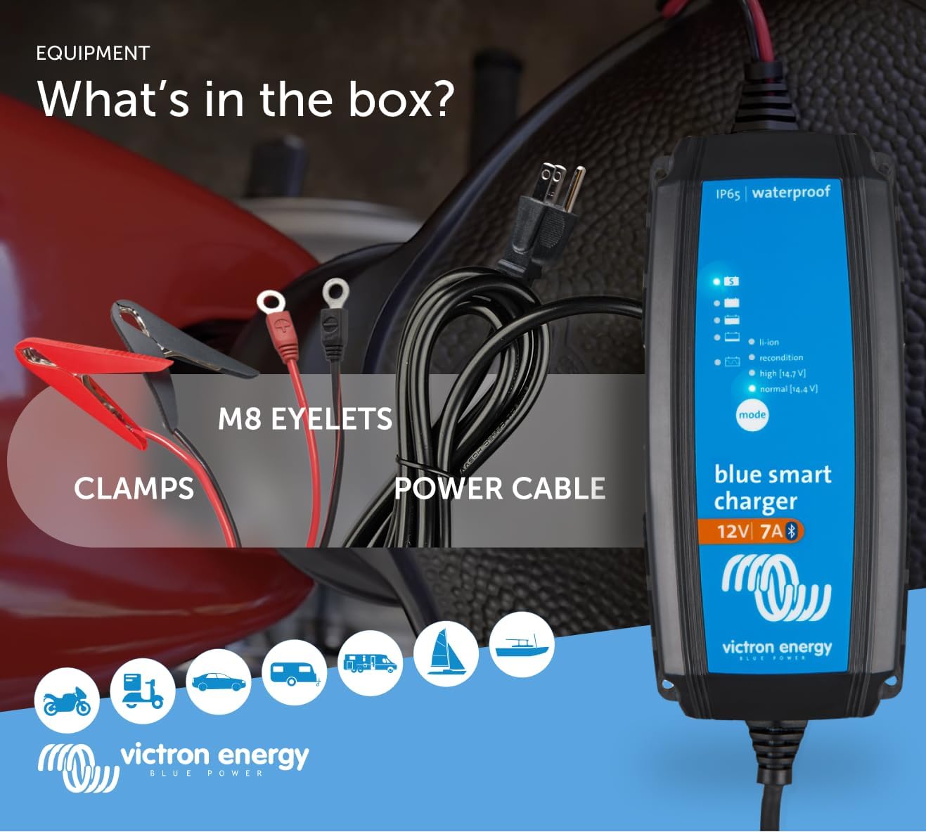 Victron battery charger Blue Smart IP65 12V 7A