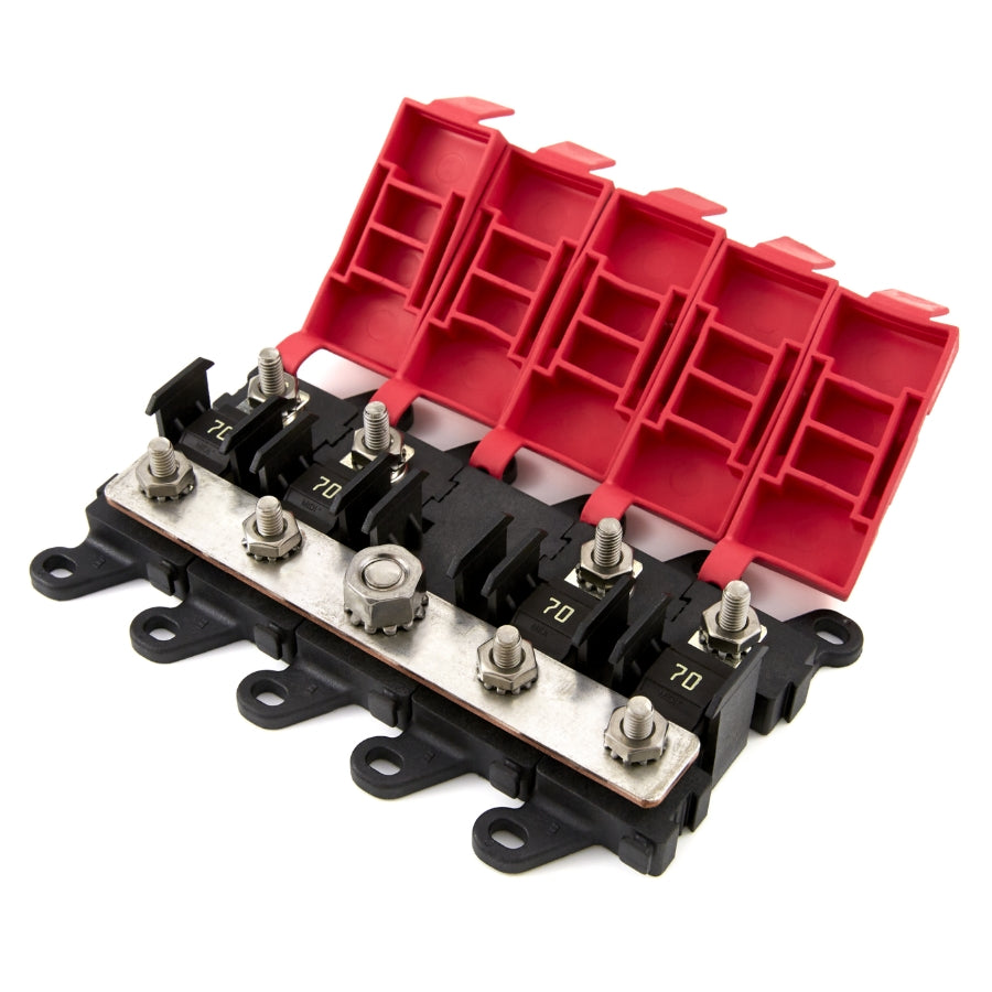 Drošinātāja fiksators ar pārsegu, MIDI/AMI, 400A