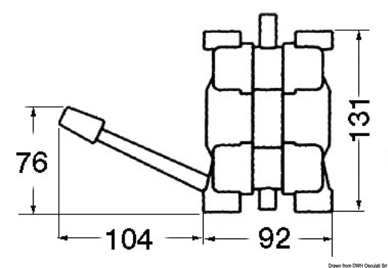 Whale Gusher MK3 kājas sūknis