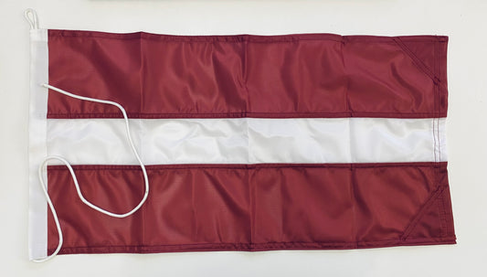 Latvijas karogs, 25x50cm