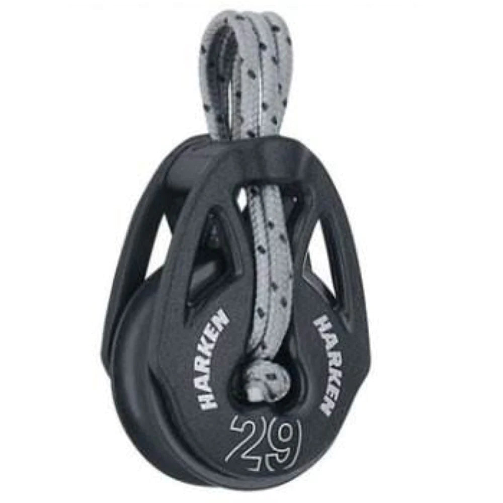 Harken 2146 29mm Carbo T2 Soft-Attach Block — atvērts centrs