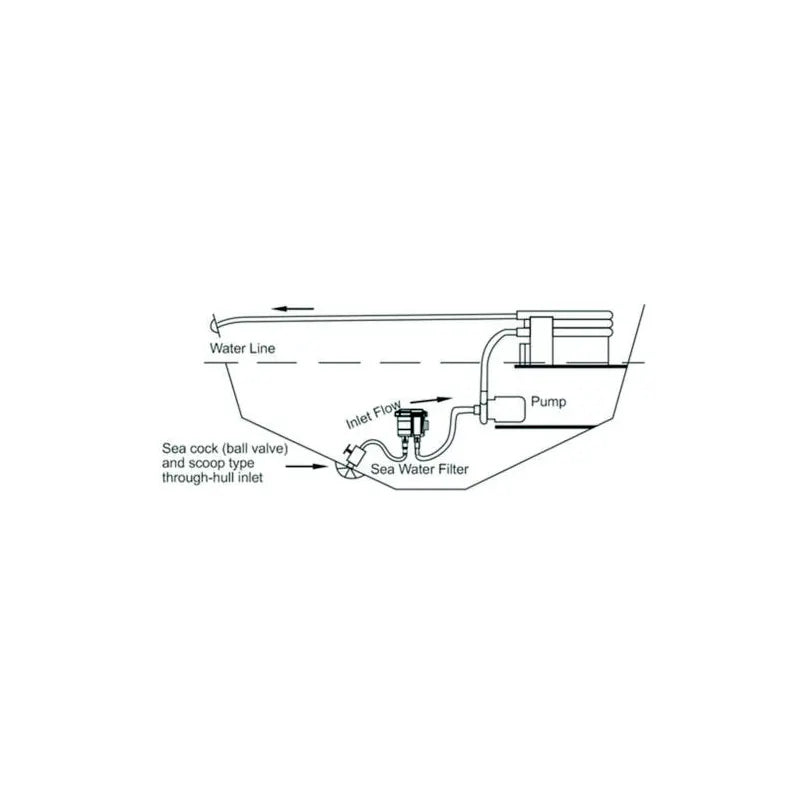 Ezera ūdens filtrs, 23-51 l/m