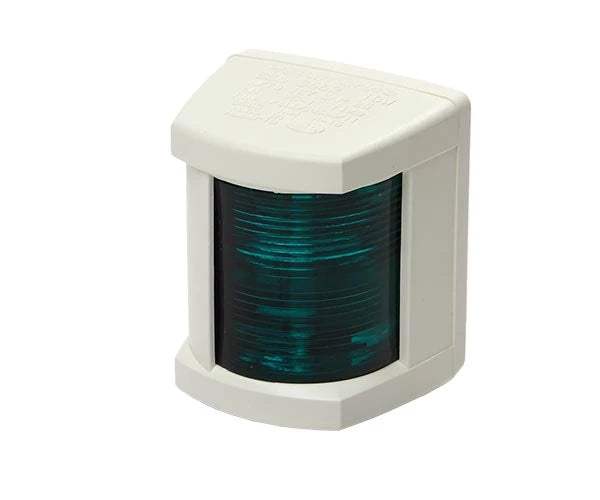 Starboard light, small, white casing