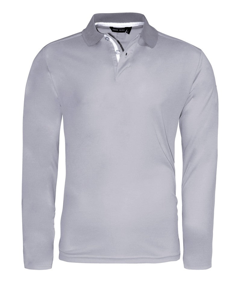 Code Zero Jib LS Polo krekls, garas piedurknes