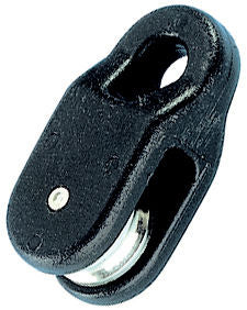 Viens slīdgultņu bloks, nerūsējošā tērauda skriemelis 12, fiksēta cilpa