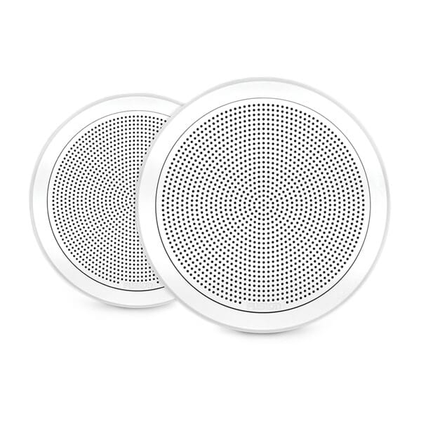 7,7 collu skaļruņi, apaļi balti 50 w RMS