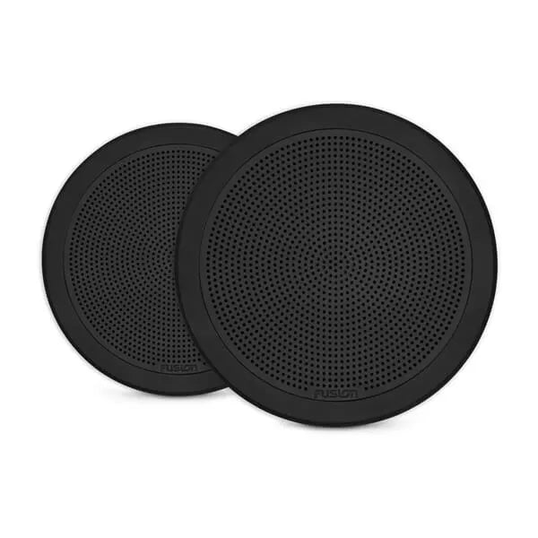 7.7" Flush Mount Speakers, Round Black 50w RMS