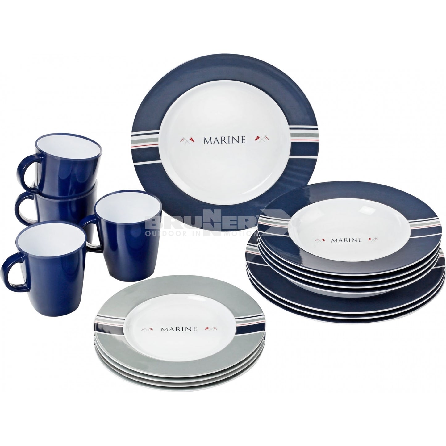 Dinner Service Marine (16pcs)