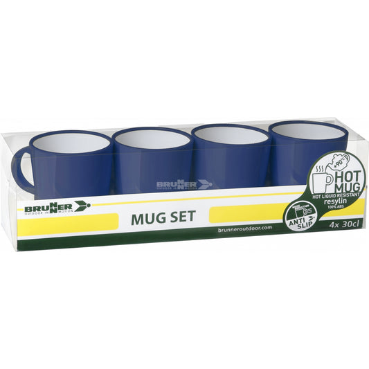Set mugs Resylin dark blue (4pcs)