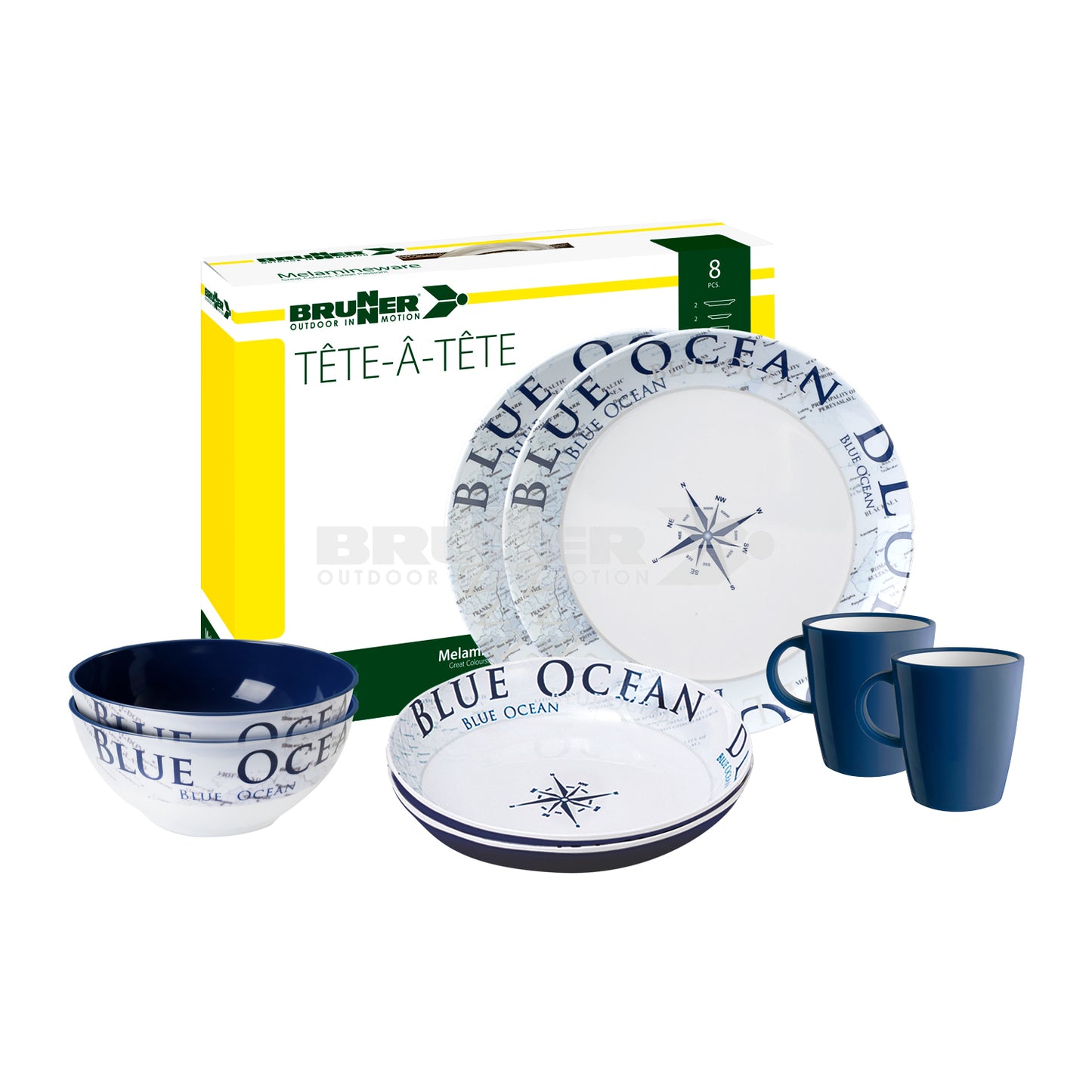 Tête-à-tête Set Blue Ocean (8pcs)