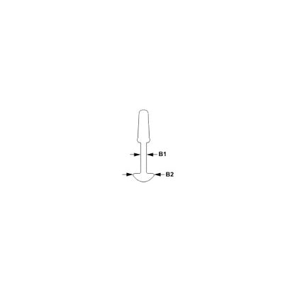 SEASURE special slug slider, Nylon white, length 30mm