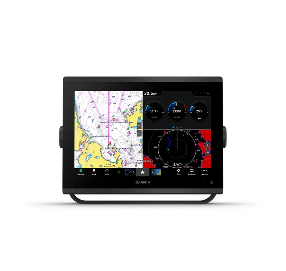 GPSMAP® 1223xsv, 12", with SideVü, ClearVü, Traditional CHIRP Sonar and Worldwide Basemap