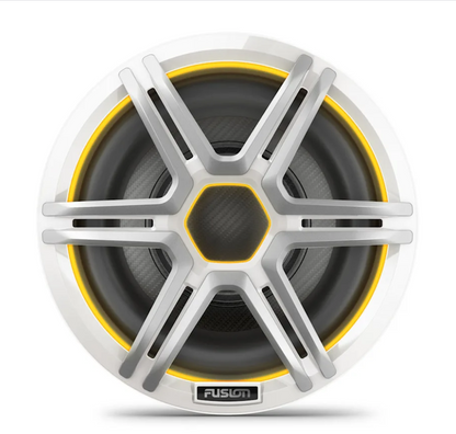 Fusion Apollo™ 10" LED Marine zemfrekvenču skaļrunis ar pelēku sportiska stila aizsargrežģi