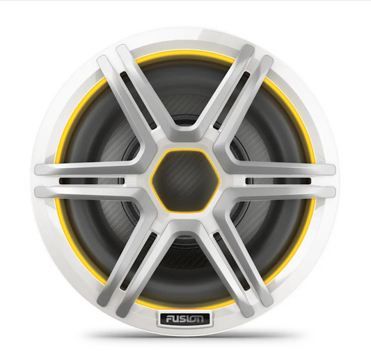 Fusion Apollo™ 10" LED Marine zemfrekvenču skaļrunis ar pelēku sportiska stila aizsargrežģi