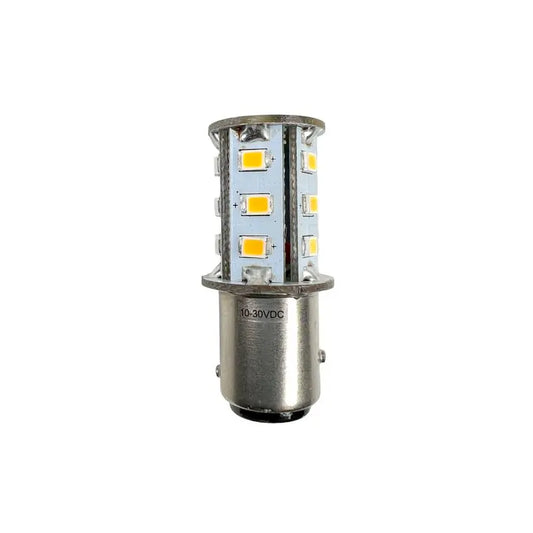 LED spuldze, BAY15D silti balta krāsa
