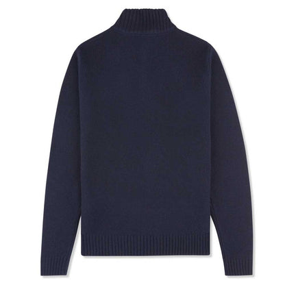 Phoenix Half Zip Neck Knit adījuma džemperis, tumši zils