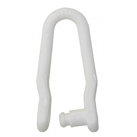 Shackle for slides - "Snap-on" type