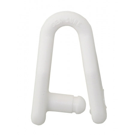 Shackle for slides - "Snap-on" type