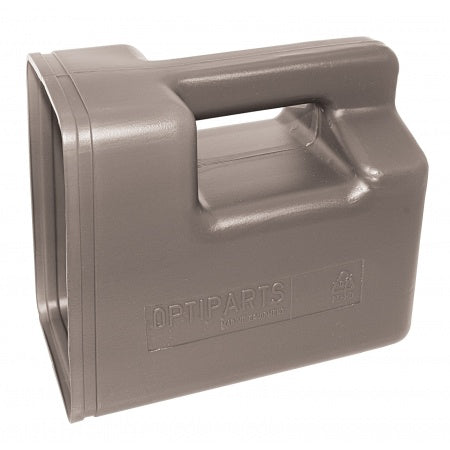 Bailing scoop, plastic, grey