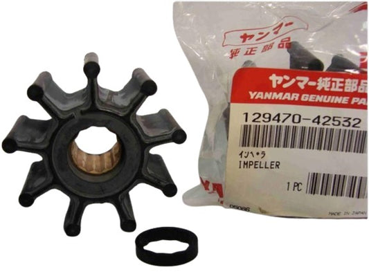 Yanmar Impeller 129470-42532 Kit for 3JH & 4JH Marine Engine Series Genuine OEM